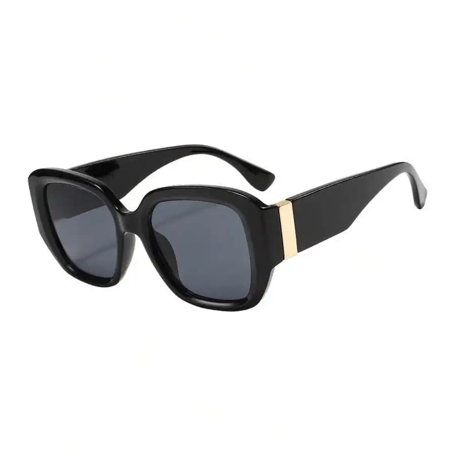 Occhiali da sole alla moda con montatura quadrata grande per adulti unisex con lenti in PC