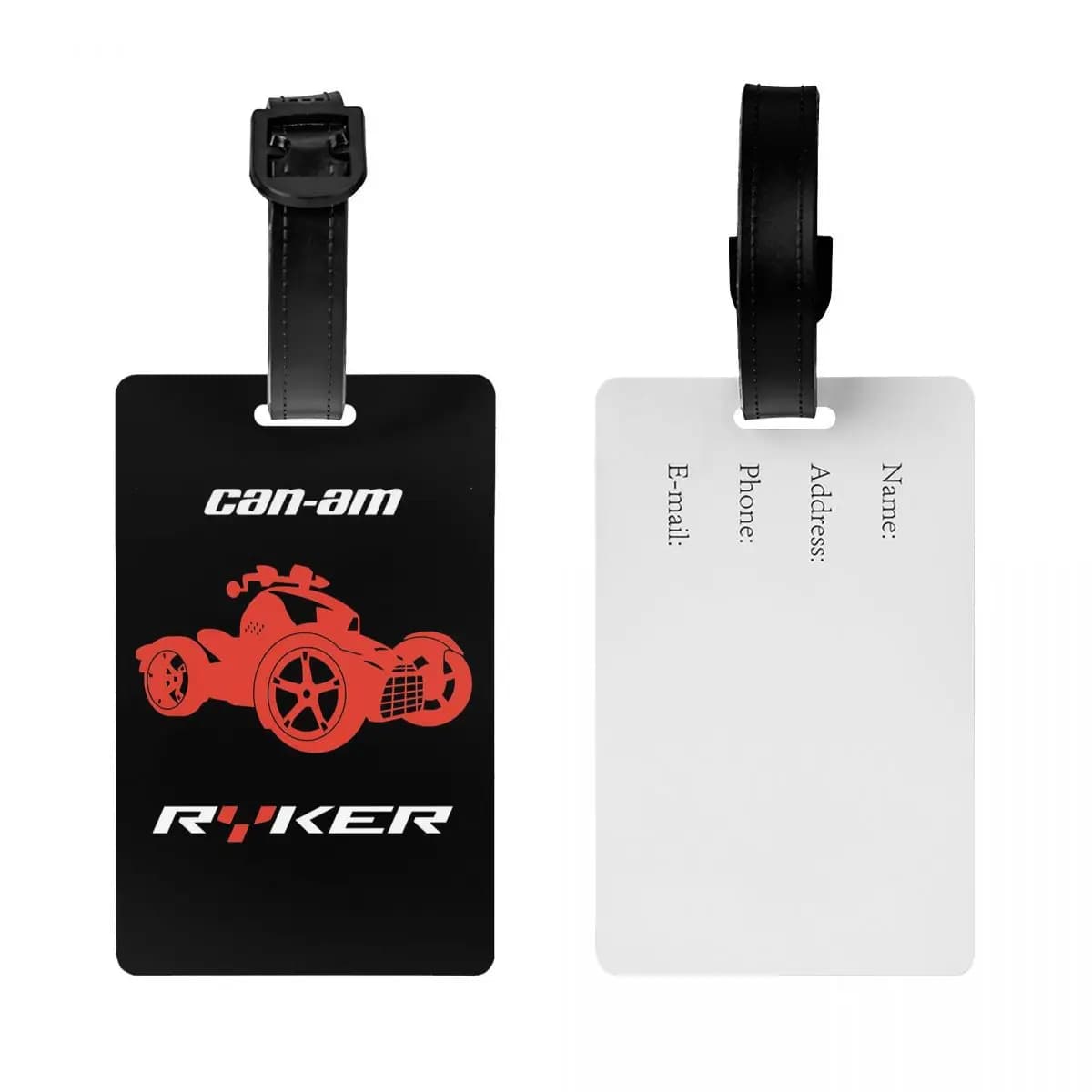 Etichette per Bagagli Can-Am Ryker Off-Road BRP ATV, Accessori per Valigie, Etichette da Viaggio, Porta Etichette con Nome e ID