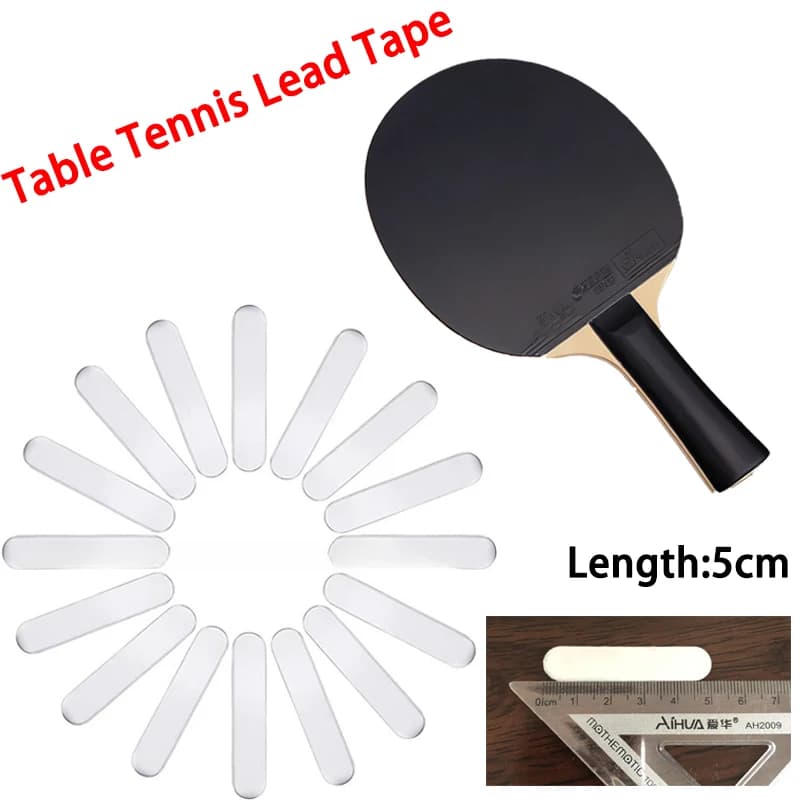 Lead tape weights for ping pong paddle, pickleball paddle, tennis racket and badminton 1,05 cm * 5 cm Weight 3 g
