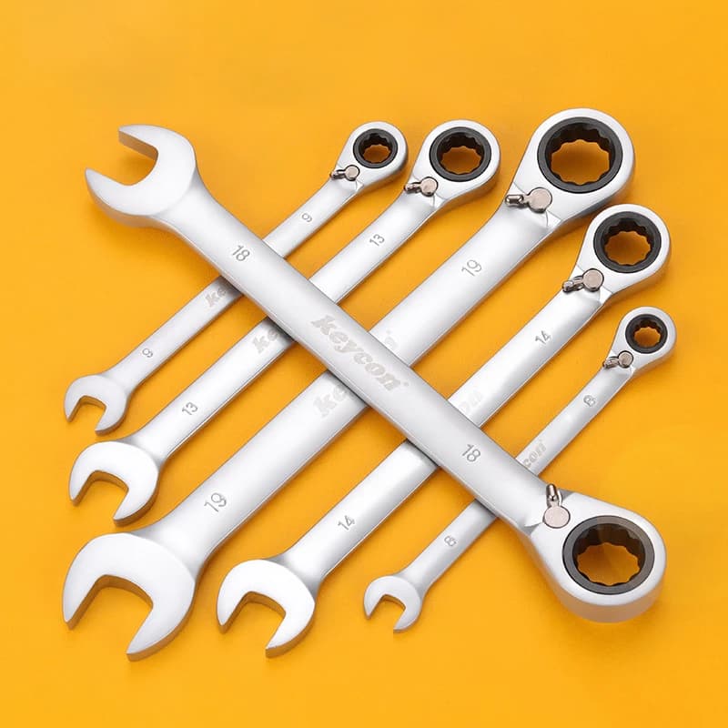 Chiave a cricchetto 8-19mm Chiave a cricchetto rapida Combinazione Kit di chiavi per utensili manuali per riparazione auto