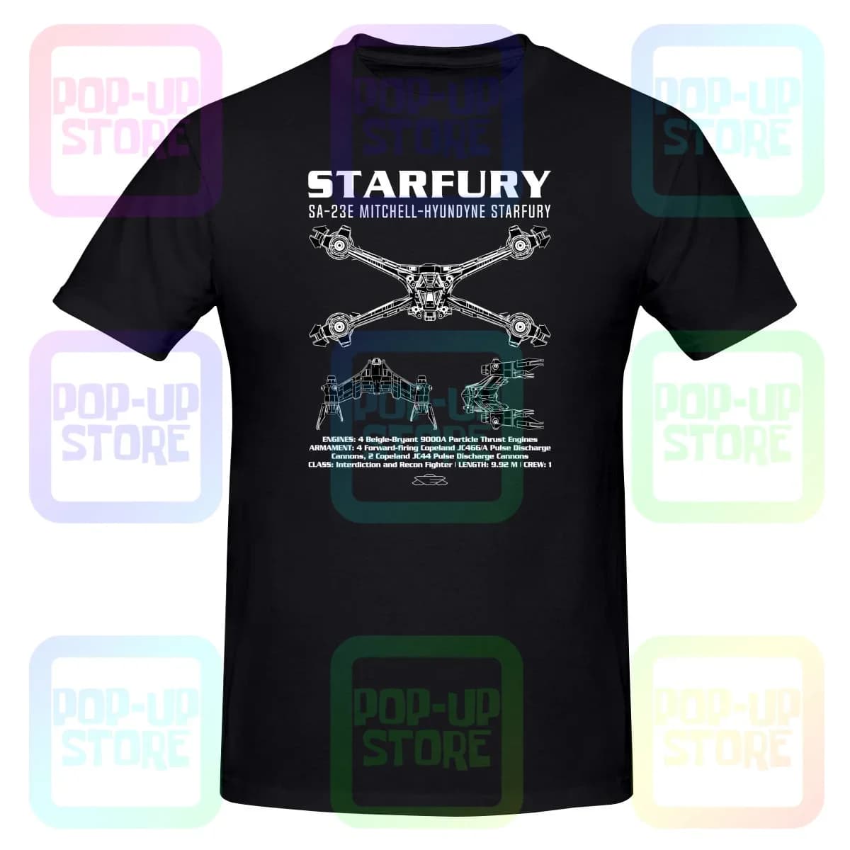 Babylon 5 Starfury Shirt T-shirt Tee Rare Daily Classic Best Seller