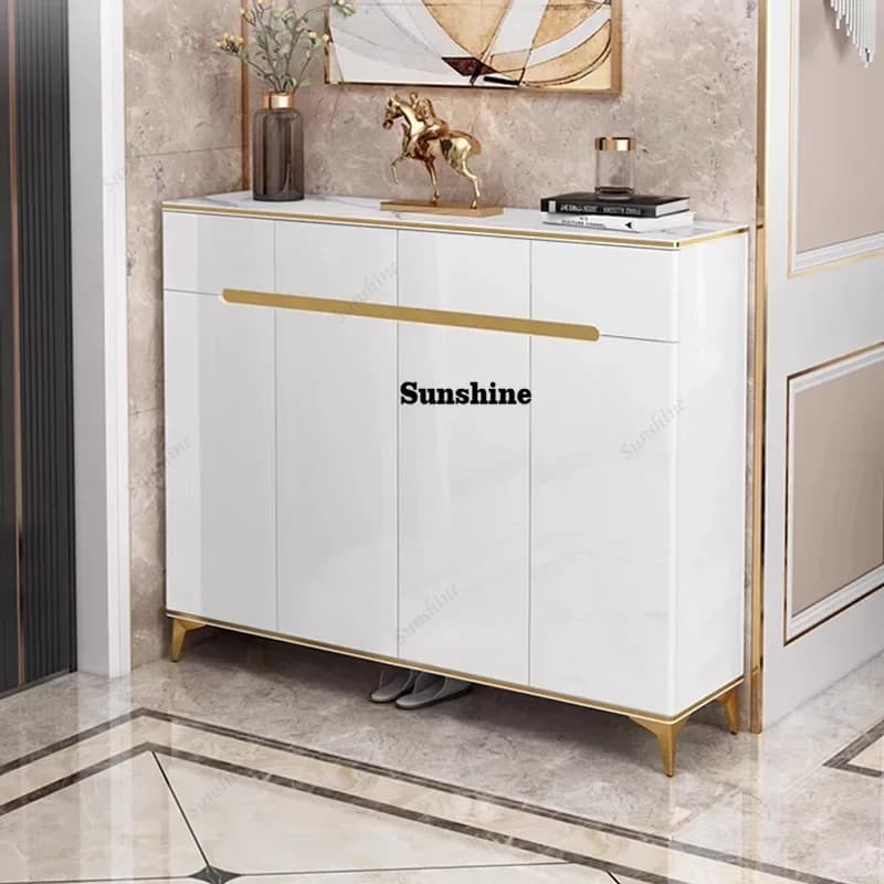 Luxury Shoe Shelf Storage Organizer Mobile Living Room Display Shoe Cabinet Living Room Archivadores Hotel Furniture