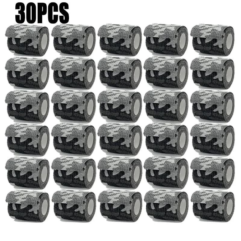 1/10/15/30 Pz 4.8 m Camouflage Sport Benda Elastica Autoadesiva Wrap Tape Elastoplast Per Ginocchio Supporto Pad Dito Caviglia Palmo