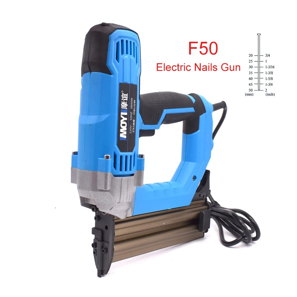 Pistola per chiodi elettrica F50 3800W Inquadratura Tacker Graffette Pistola Utensile domestico Utensili elettrici