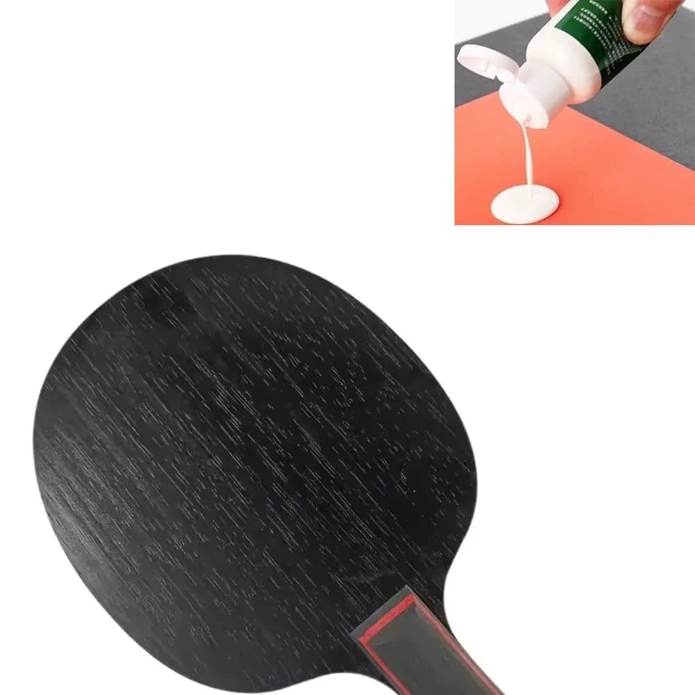 Accessori per legare la racchetta Colla per racchetta da ping pong da 50 ml Colla inorganica professionale a base d'acqua senza VOC Colla per paddle da ping pong