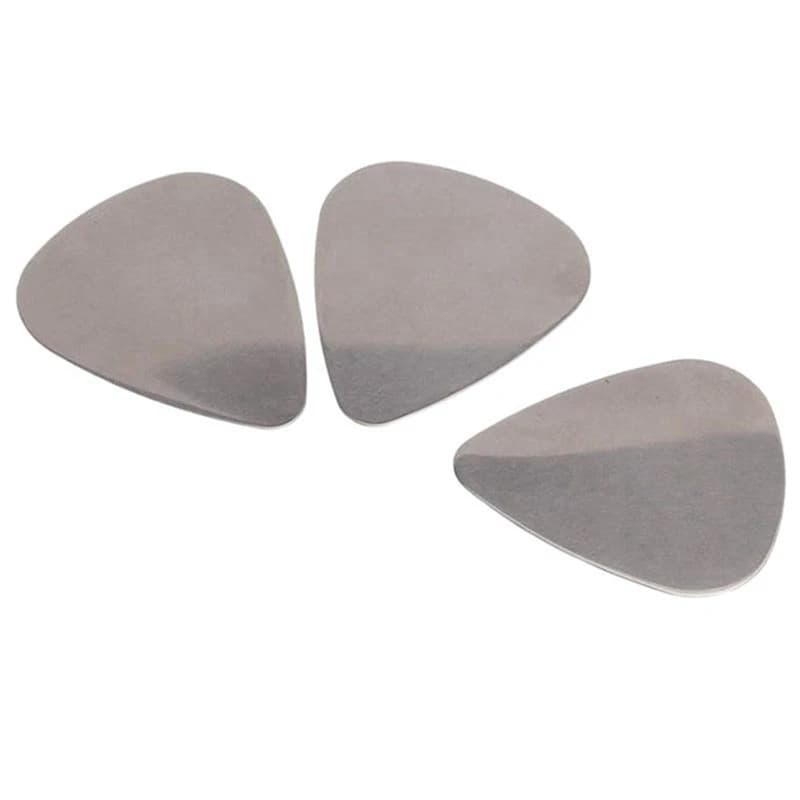Plettri per chitarra in acciaio inossidabile 18X - Argento