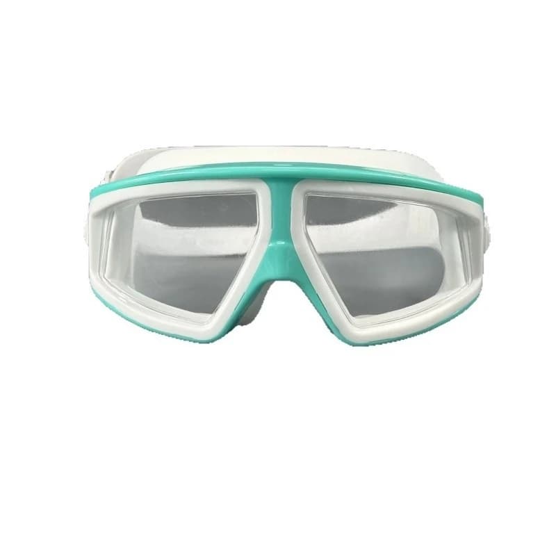 Large Frame Men's and Women's Silicone Waterproof and Anti-fog Swimming Glasses Diving Goggles