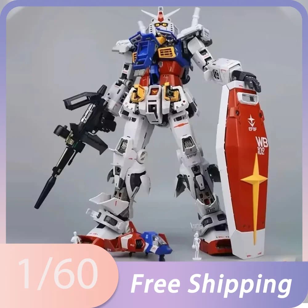 1/60 Daban Pgu Pg 2.0 Rx-78-2 Quadro ad alta precisione Assemblaggio Action Figure Modello di bambola Kit Figure Collezione Giocattolo Regalo di festa
