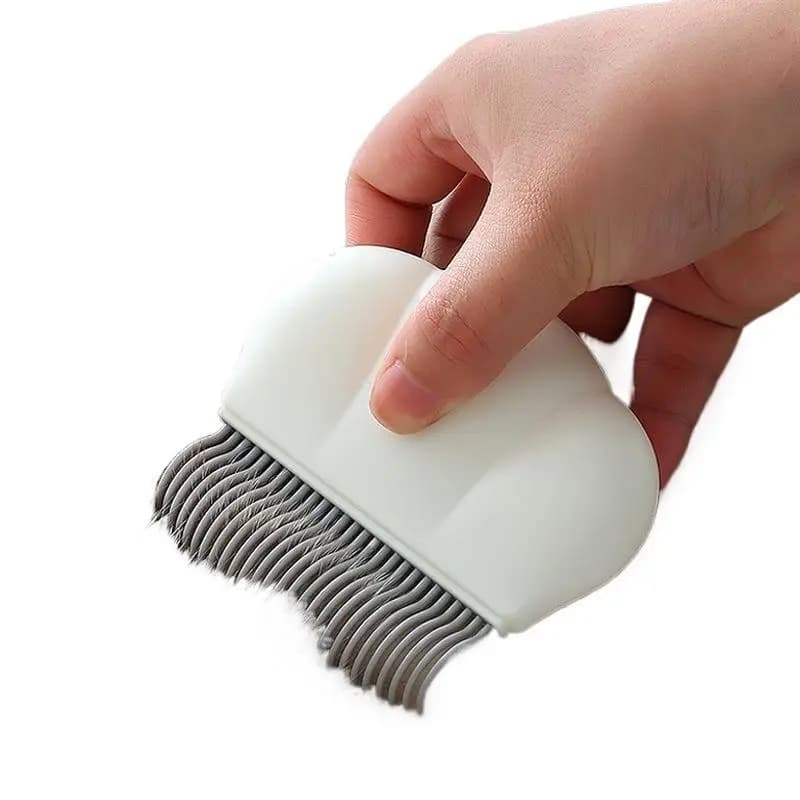 1 pz pettine ergonomico per animali domestici pet gatto cane multiuso tutte le lunghezze dei capelli spazzola per toelettatura animali a forma di conchiglia pettine per massaggio autopulente