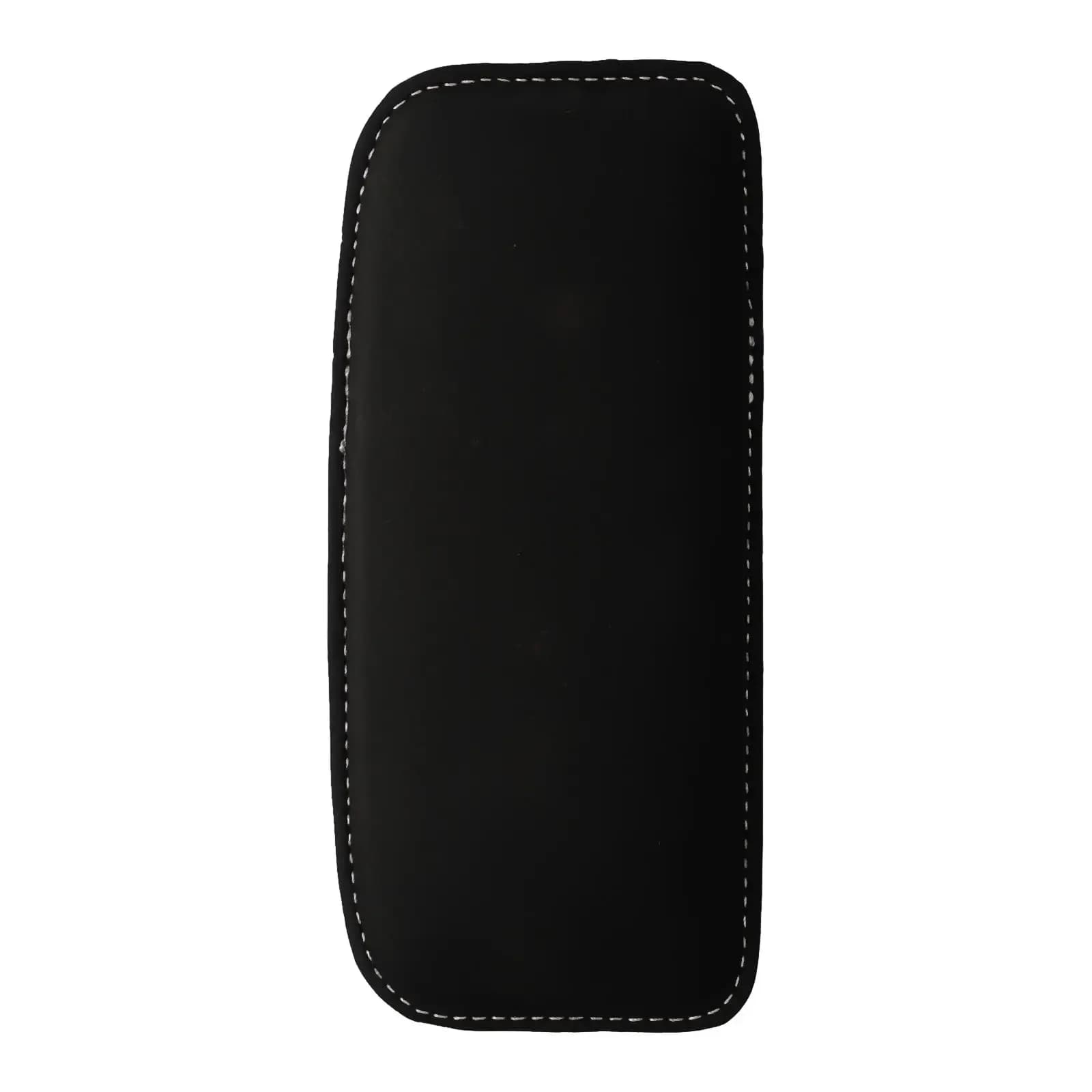 Embossed leather elbow cushion with memory foam for car, leg and thigh support, headrest cushion for long travel