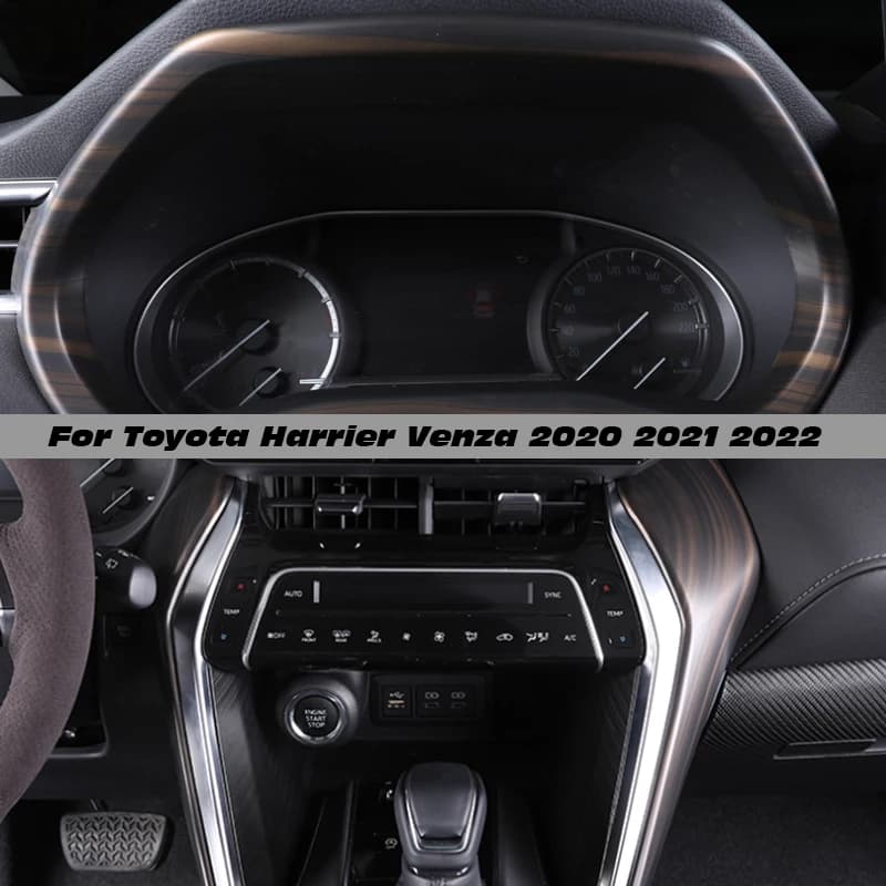 Per Toyota Harrier Venza 2020 2021 2022 telaio cruscotto auto scatola del cambio pannello pomello del cambio volante maniglie delle porte striscia