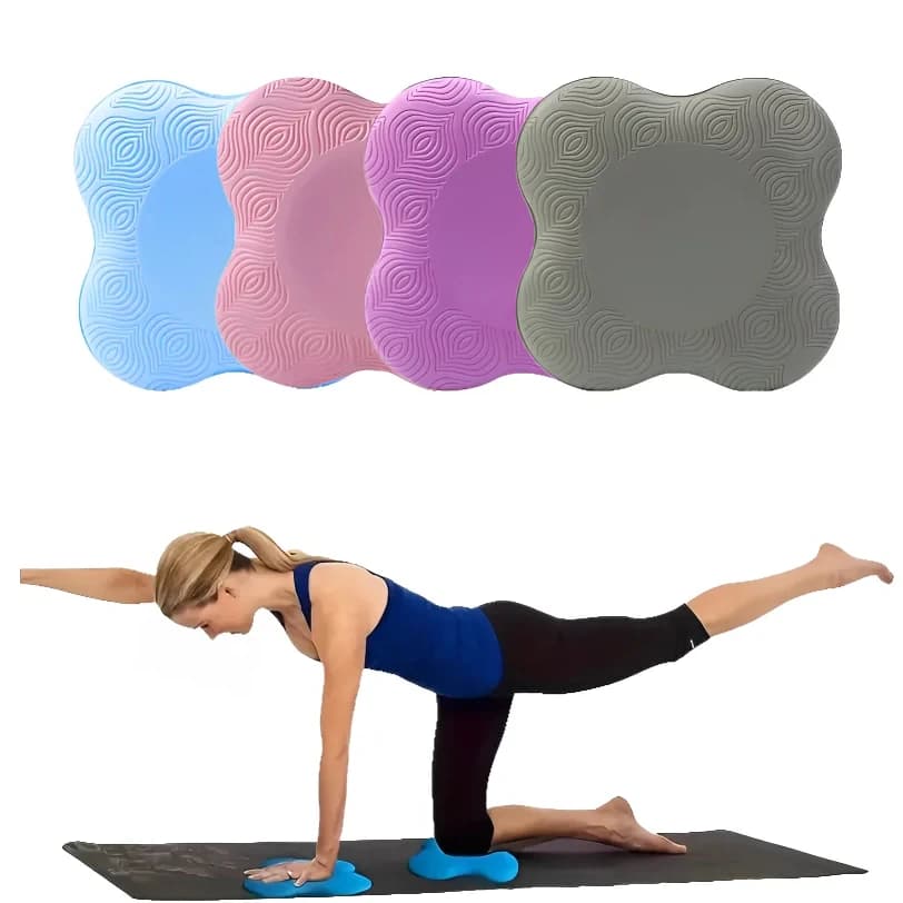 1 Pezzo Tappetino Protettivo Antiscivolo Ispessito per Yoga e Fitness, Morbido Supporto Piatto per Ginocchia e Gomiti, a Lento Ritorno