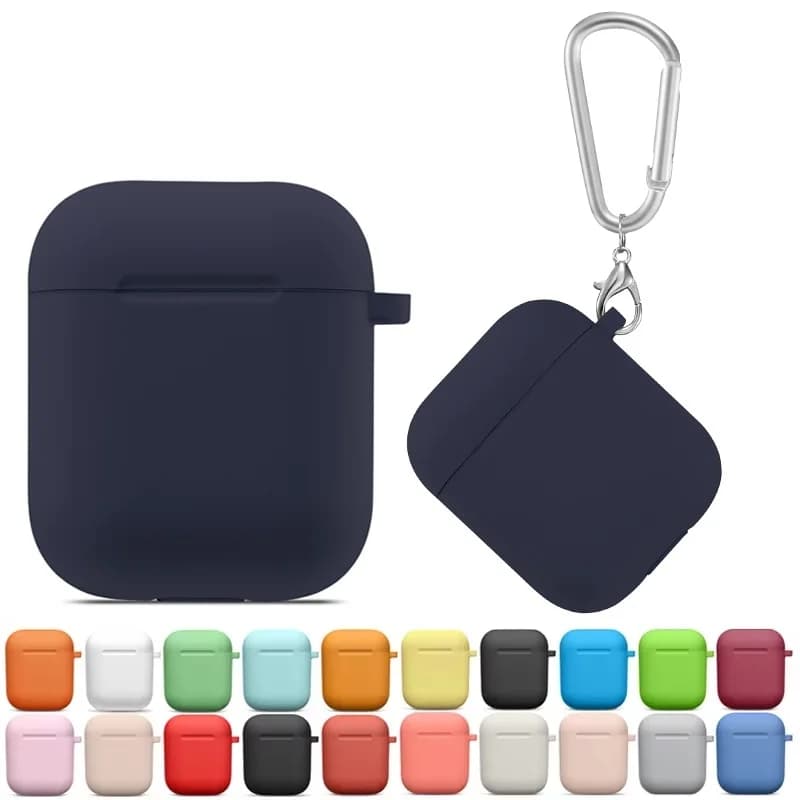 Soft Silicone Earphones Cover For AirPods 2 1 TPU Bluetooth Headphone Protective Case For Apple Airpods 1th 2th Generation Case