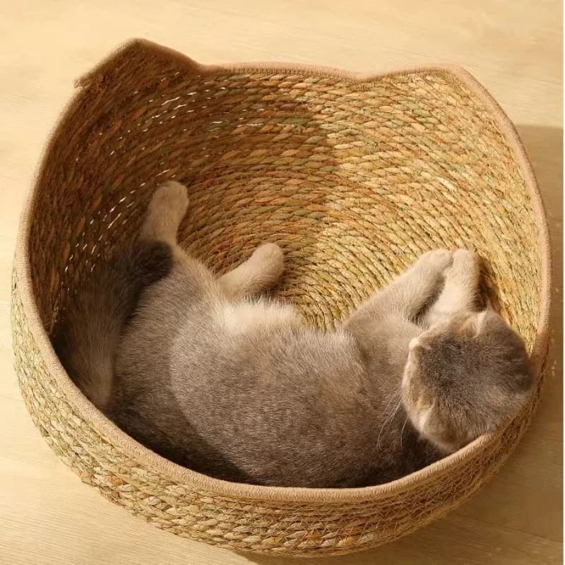 Popular cat litter universal cat scratching board removable and washable straw pet litter