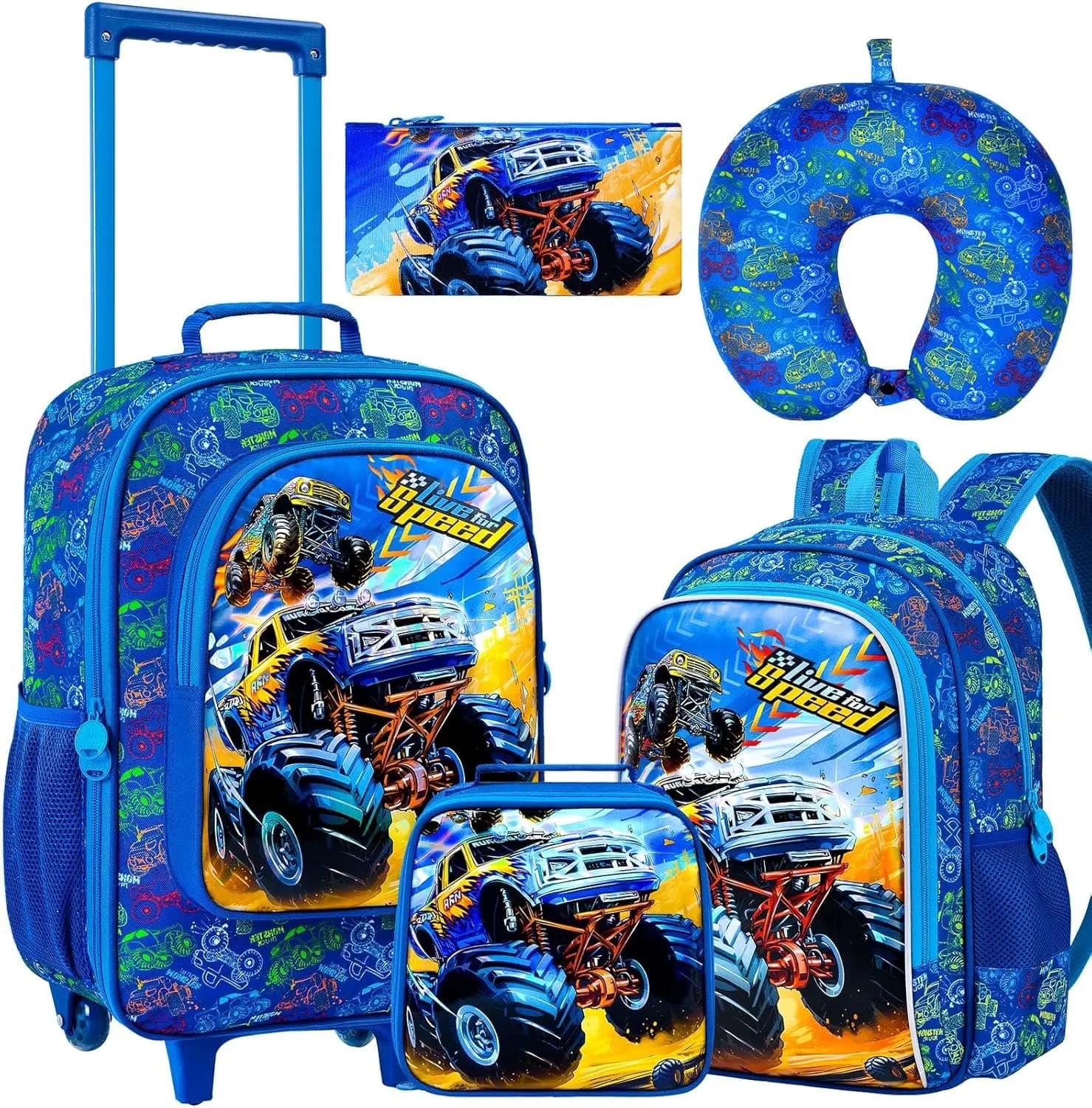 Valigia per bambini con ruote carine, bagaglio da viaggio per bambini piccoli e bambini