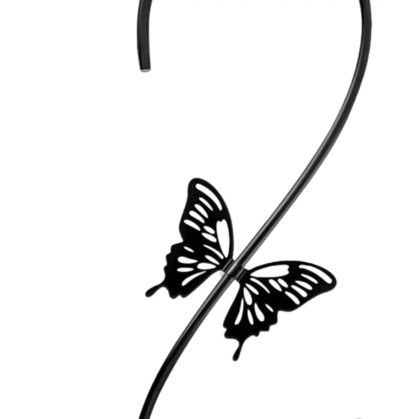 Bird Feeder Black Plant Hanger for Wind Chimes Flower Basket