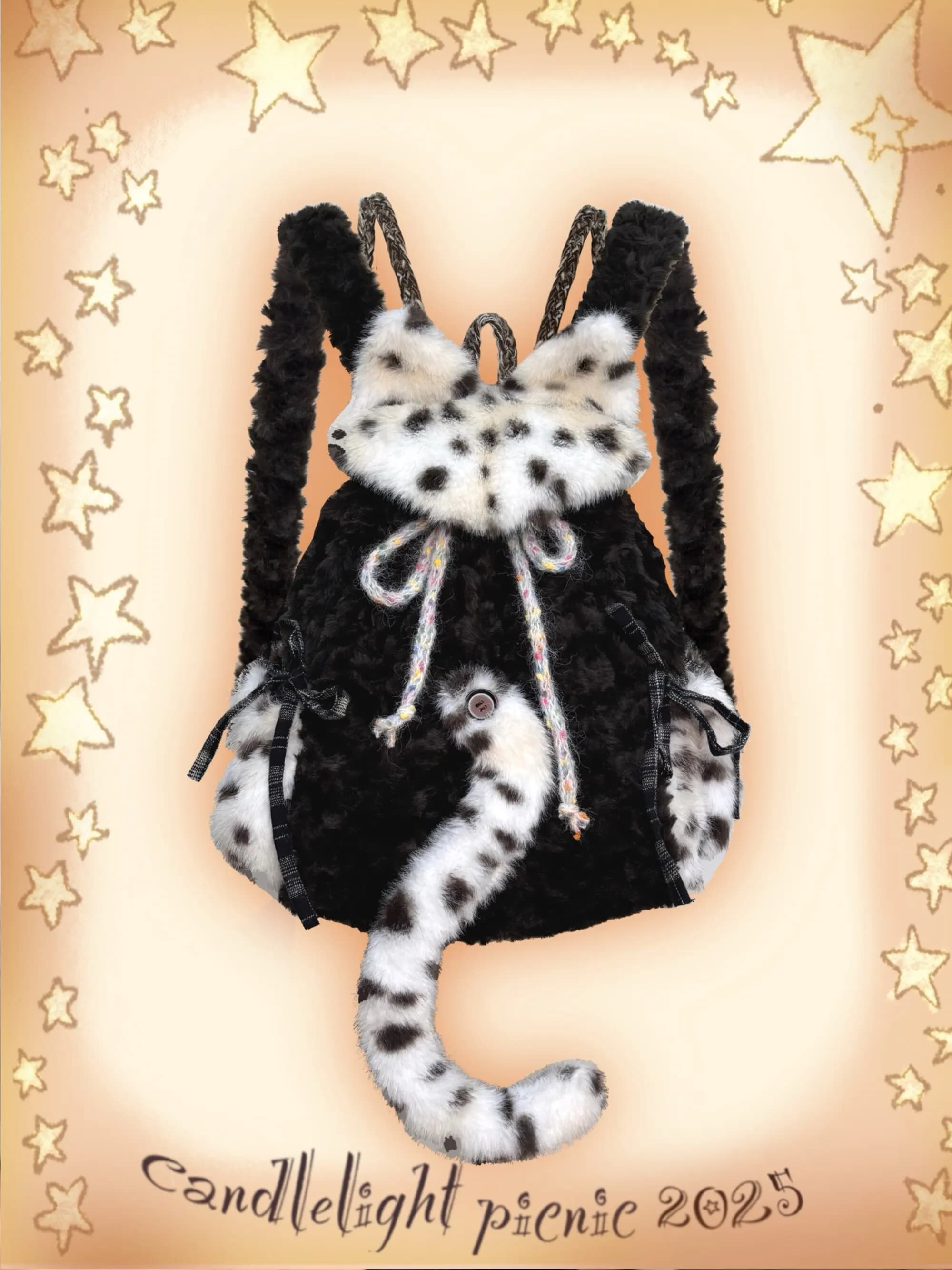 Autumn And Winter Fashion New Plush Cat Shaped Design Backpack Simple, Casual, Versatile And Fashionable Student Backpack Trendy