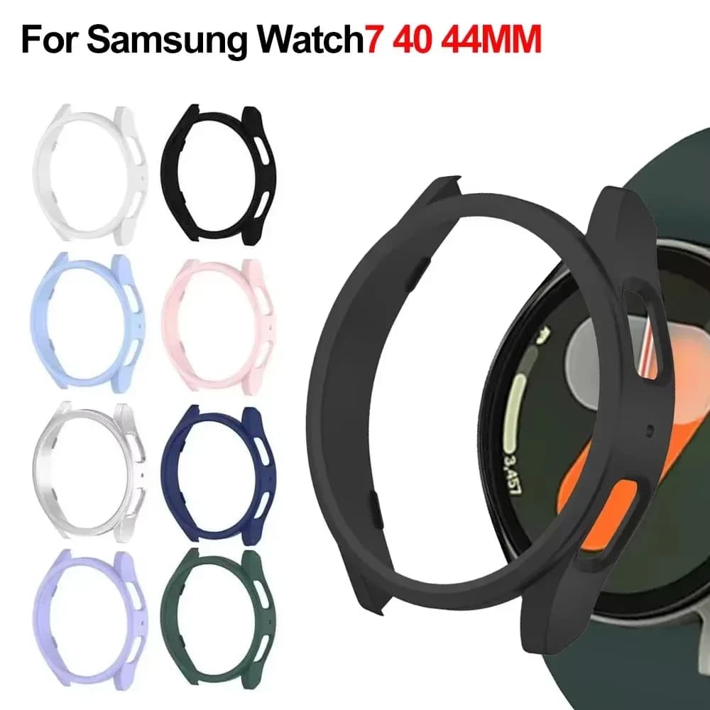 PC Case for Samsung Galaxy Watch 7 40mm 44mm Optical Cover Protective Shoe Cover for Galaxy Watch 7 Smartwatch accessory