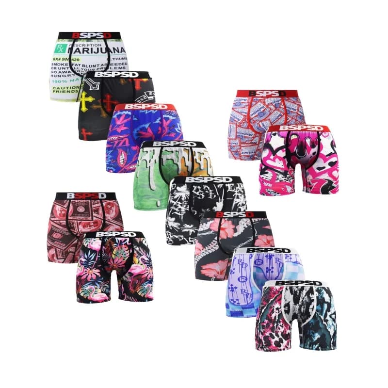 1 Pezzo Boxer da Uomo Sexy Traspiranti, Taglie Forti S-2XL, Slip e Mutande da Uomo, Lingerie