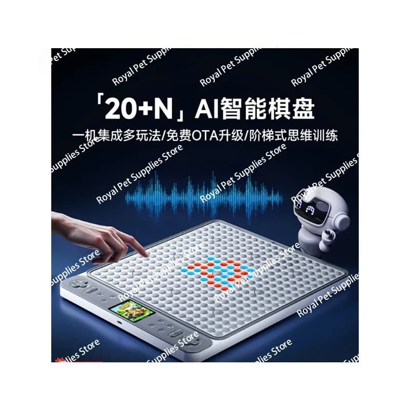 Versione elettronica intelligente Ai del scacchiera Master Backgammon Funzione all-in-one Regalo puzzle Tic-tac-toe Go