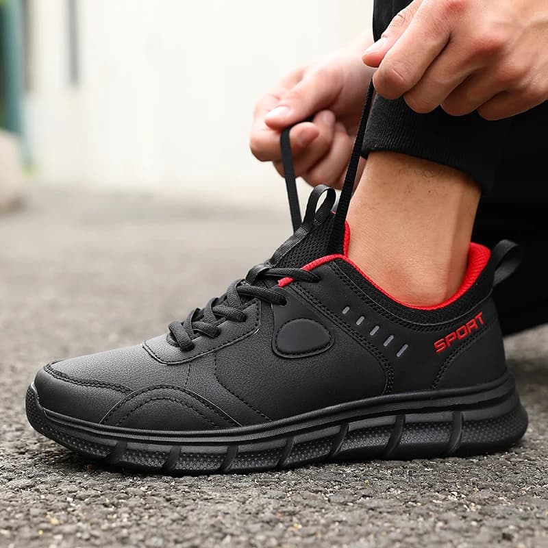 Men's Fashion Casual sneaker Breathable Waterproof Breathable Anti-slip Wear Resistant Sports Shoes Luxury Men's Light Tennis New Mem