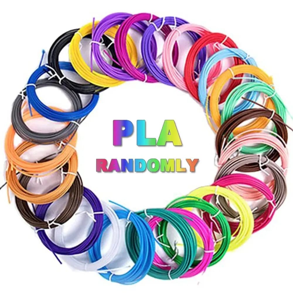 PLA Filament for 3D Pen Random Color 50M/100M/200M Diameter 1.75mm Plastic Filament for 3D Printing Pen