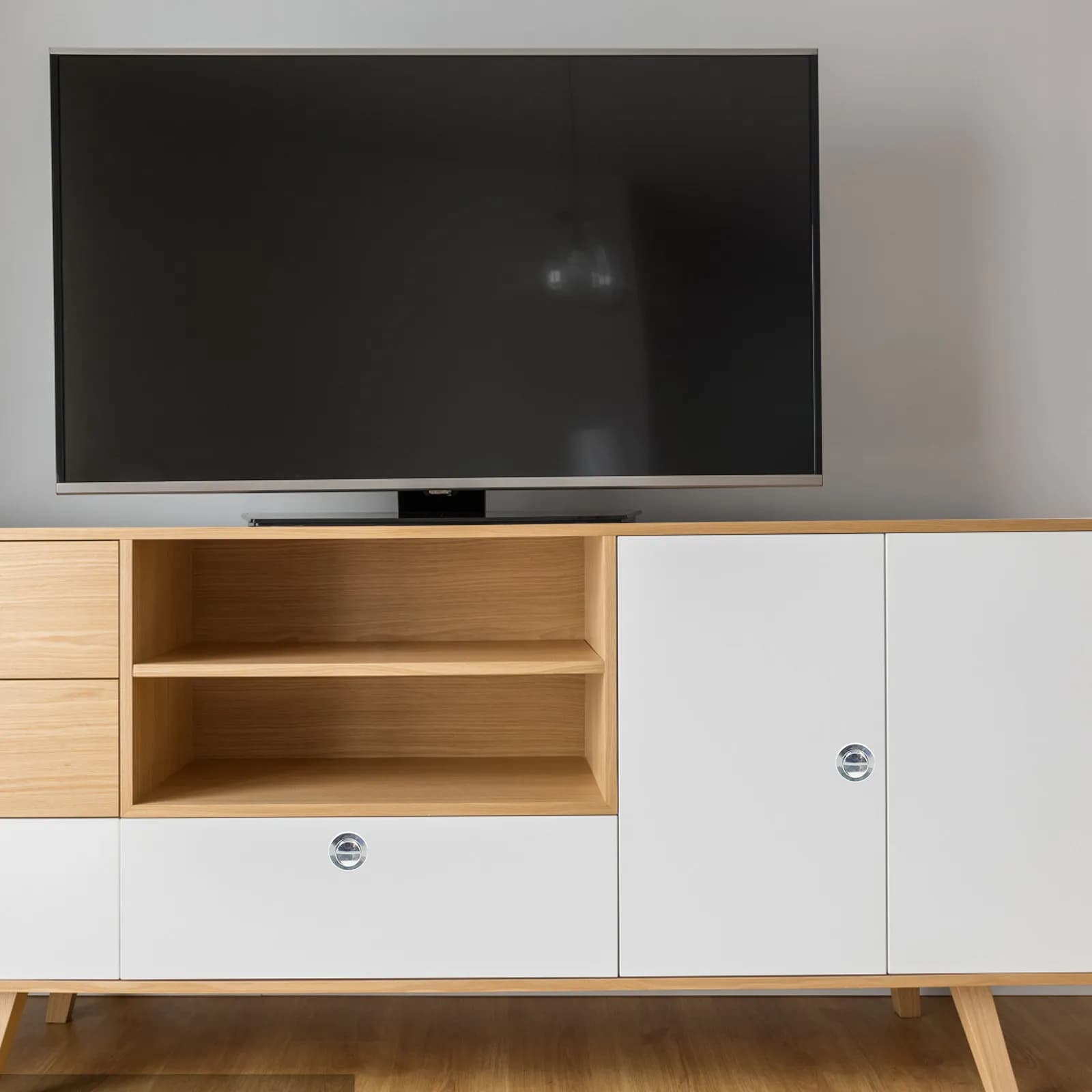 2 Pezzi Maniglia a Scomparsa a Molla Retrattile per Armadietti, Cassetti, Guardaroba, Bagno, Dormitorio, Ufficio - Design Moderno e Liscio