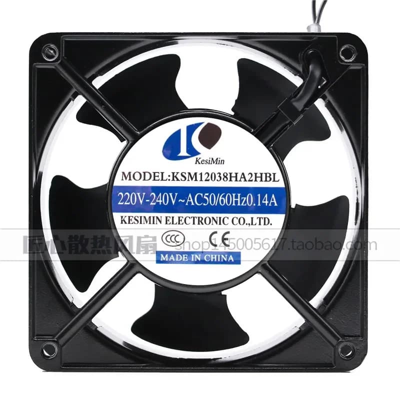 Brand new genuine KESIMIN KSM12038HA2HBL HSL 12cm cooling fan for 220-240V