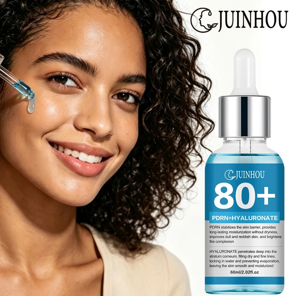 JUINHOU PDRN Facial Serum Hyaluronic Acid Moisturizing Essence Soothe Skin Improve Dullness Smooth Texture For All Skin Types