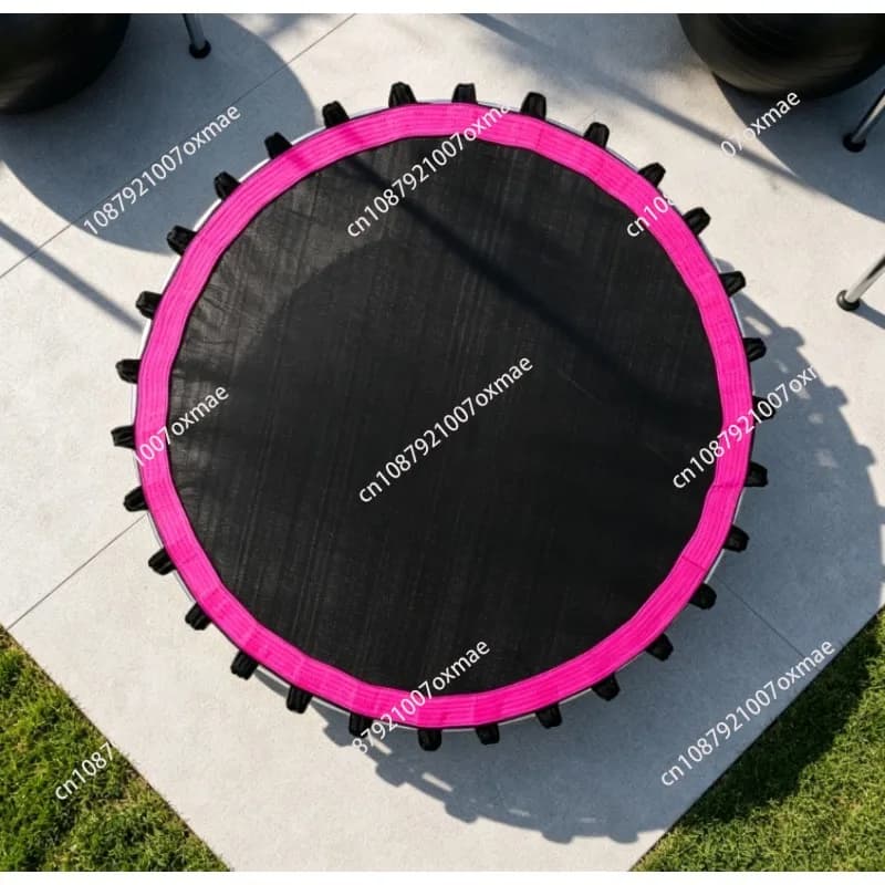 Waterproof Round Trampoline Replacement Jumping Mat with Elastic Ropes, Fit 40/50 Inch Trampoline