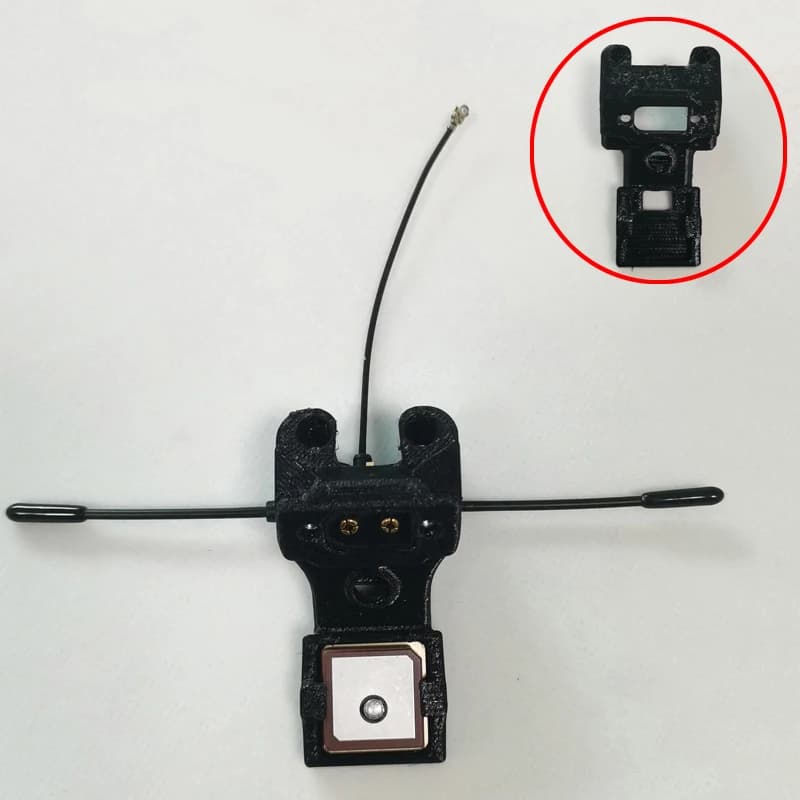 1 Piece Support Universal All-in-One GPS antenna for FPV 915MHz/2.4G, 3D TPU printing for 5-10 Inch Mark4 Series