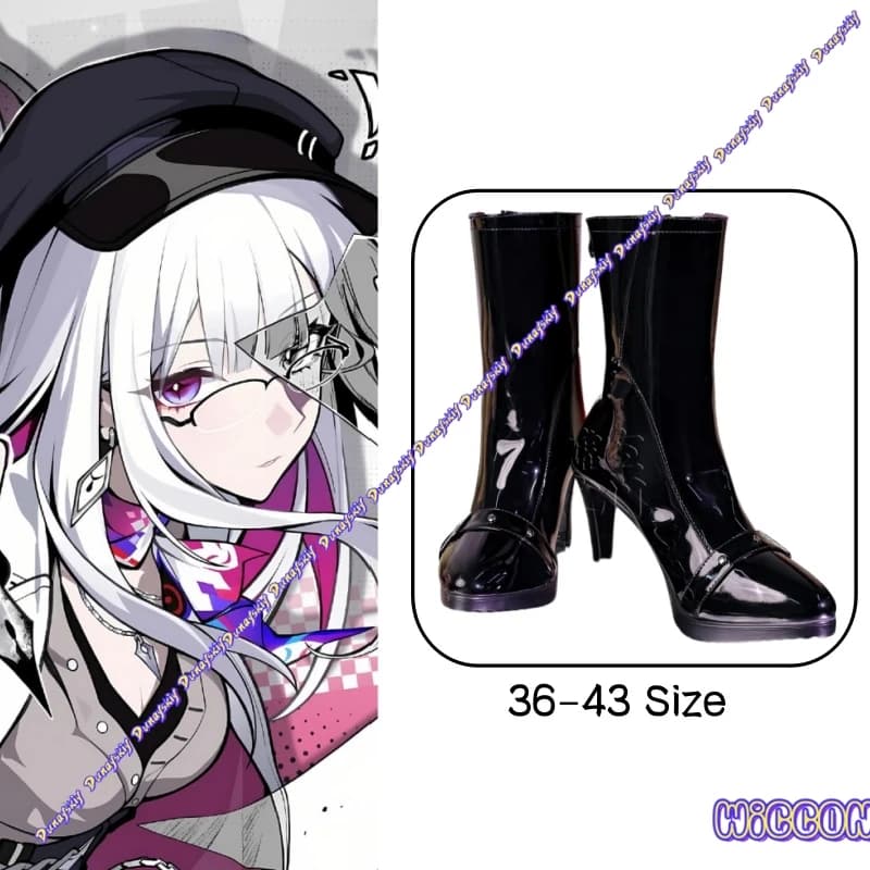Stivali in PU HSR Nihilux per Cosplay, Scarpe del Personaggio del Gioco Planarcadia, Calzature per Costume di Halloween