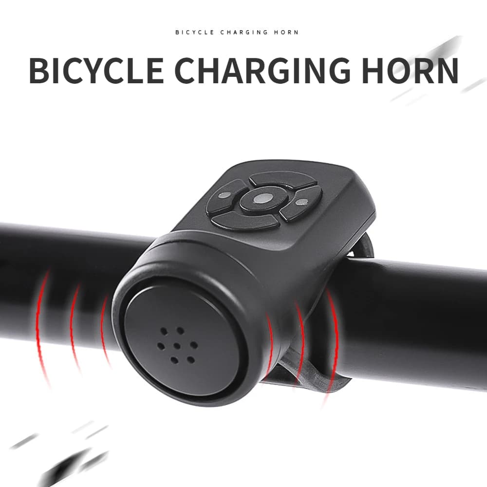 1PC Bicycle Charging Horn Super Loud Bell Mountain Bike Children Electric Vehicle Motorcycle Riding Equipment Accessories