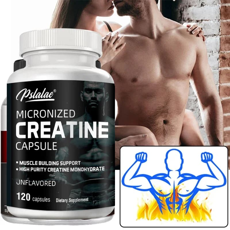 Creatine Monohydrate Energy Performance Whey Protein for Muscle Mass Training Recovery Nutritional Supplement for Adults Friendly
