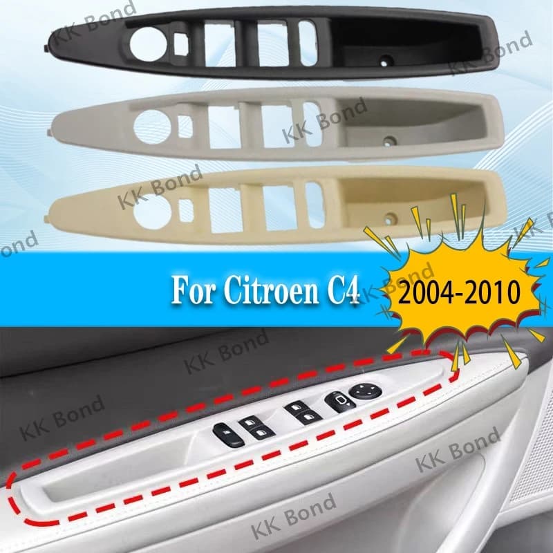 1PC Per Citroen C4 2004 2005 2006 2007 2008 2009 2010 Finestra di Potere Interruttore di Controllo Finestra Sollevatore Pulsante Interruttore Sul Pannello Beige Grigio
