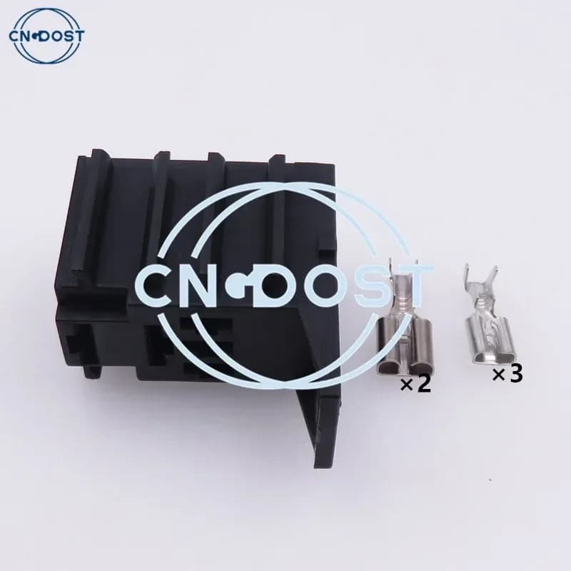 Set di 5 Connettori a Relè, Presa Composita, Accessori per Modifica Auto, Cablaggio Auto, Connettore Non Sigillato, Assemblaggio AC
