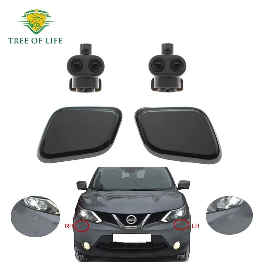 Per Nissan Qashqai J11 2014-2018 faro rondella luce ugello di riparazione attuatore pompa faro pulizia getto d'acqua Kit di riparazione