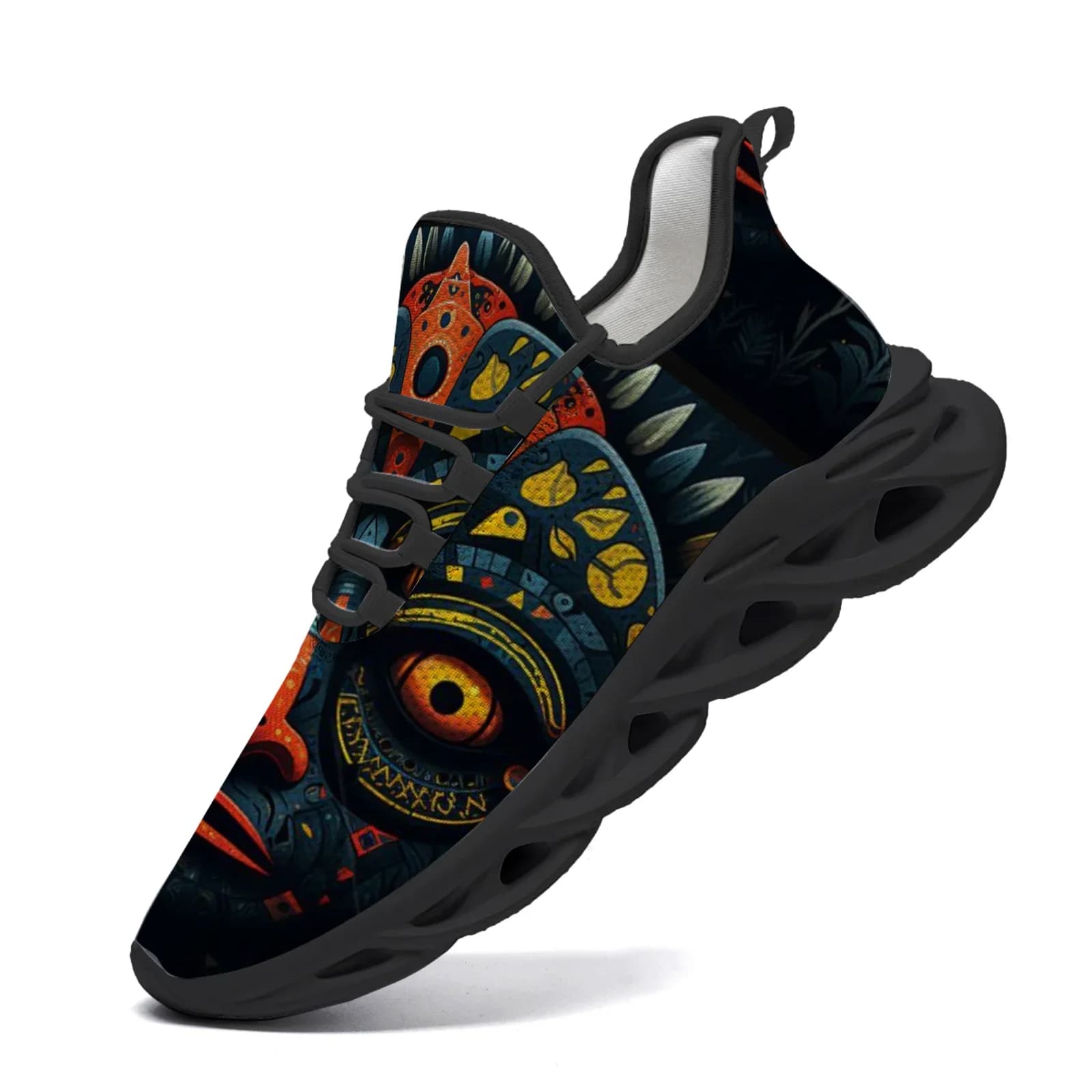 Customizable Indian mask casual sports shoes youth casual running shoes mesh lace-up shoes EUR36-48
