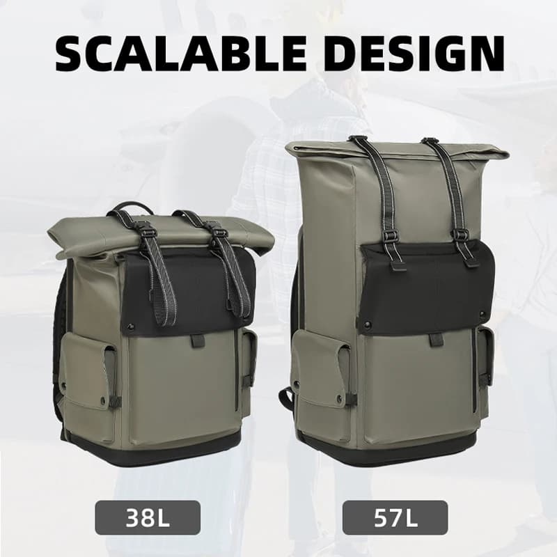 Zaino da trekking per escursionismo da campeggio all'aperto con tasca per scarpe Arrampicata Sport Viaggio Espandi Borsa Zaino per laptop per studenti per la scuola