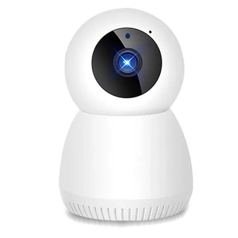 AA08-1Set Telecamera IP PTZ HD 1080P WIFI Wireless per Sicurezza Domestica Intelligente, Telecamere di Sorveglianza in Plastica con Spina USA