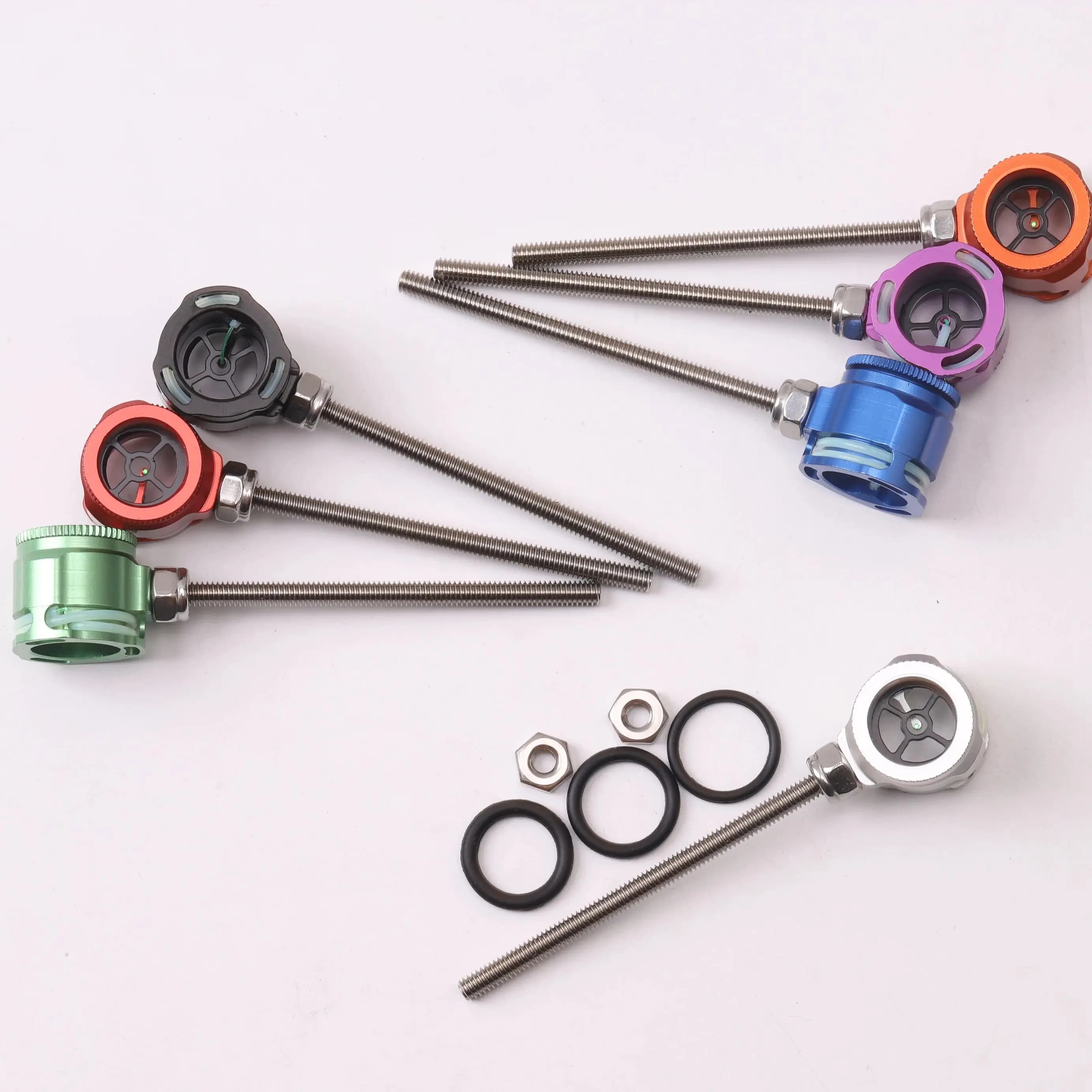 Arco ricurvo per tiro con l'arco La fibra ottica verde con mirino a 1 pin viene utilizzata per il tiro con l'arco con l'obiettivo interno ed esterno.