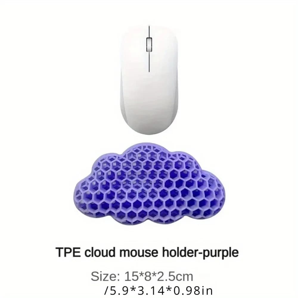 1PC nuovo con poggiapolsi tappetino per mouse nuvola antiscivolo desktop ufficio gaming mouse poggiapolsi morbido e traspirante