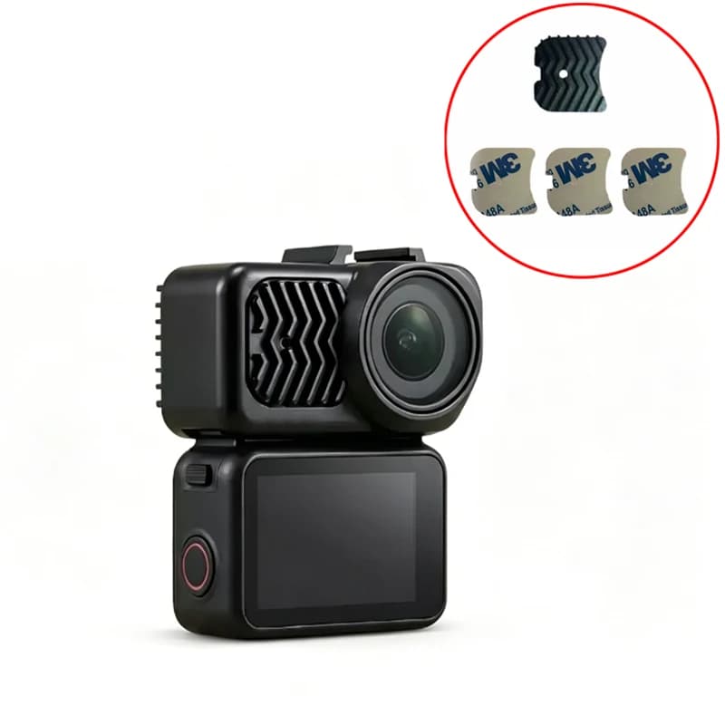 1PCS For DJI NANO Aluminum Alloy Heat Sink Cooling Fin Thermal Heat Dissipation Pad Overheat Prevention for Outdoor Recording