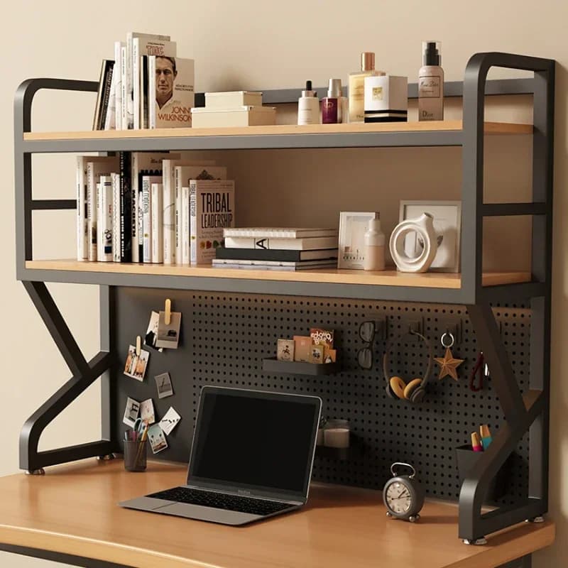 Librerie multifunzionali per scaffale da scrivania per studenti Scaffale da tavolo semplice multistrato Mobili per la casa in ferro