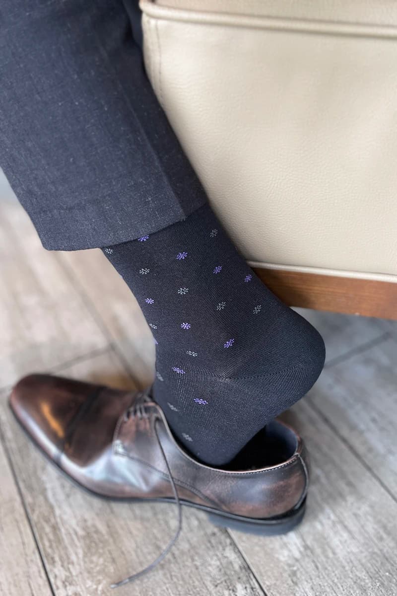 Calzini adorabili in cotone a pois Completo da uomo Stile business Calzini da uomo ricco Calzini corti Calzini corti Quotidiani