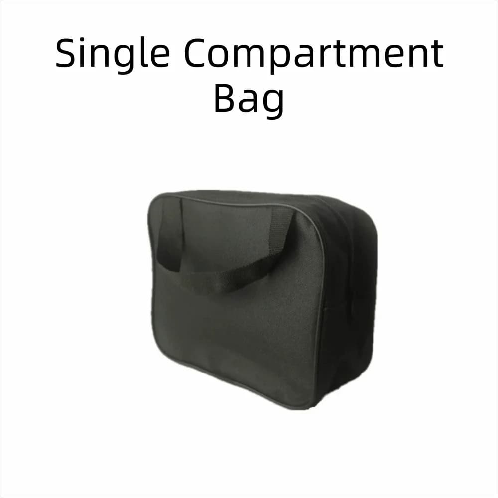 Kit Compressore d'Aria per Auto Nero con Aspirapolvere e Borsa Porta Attrezzi per Auto