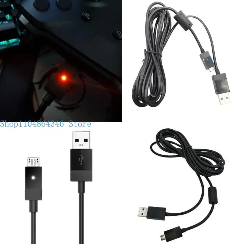 Cavo ricarica USB 652F Cavo alimentazione per controller Cavo dati ricarica portatile