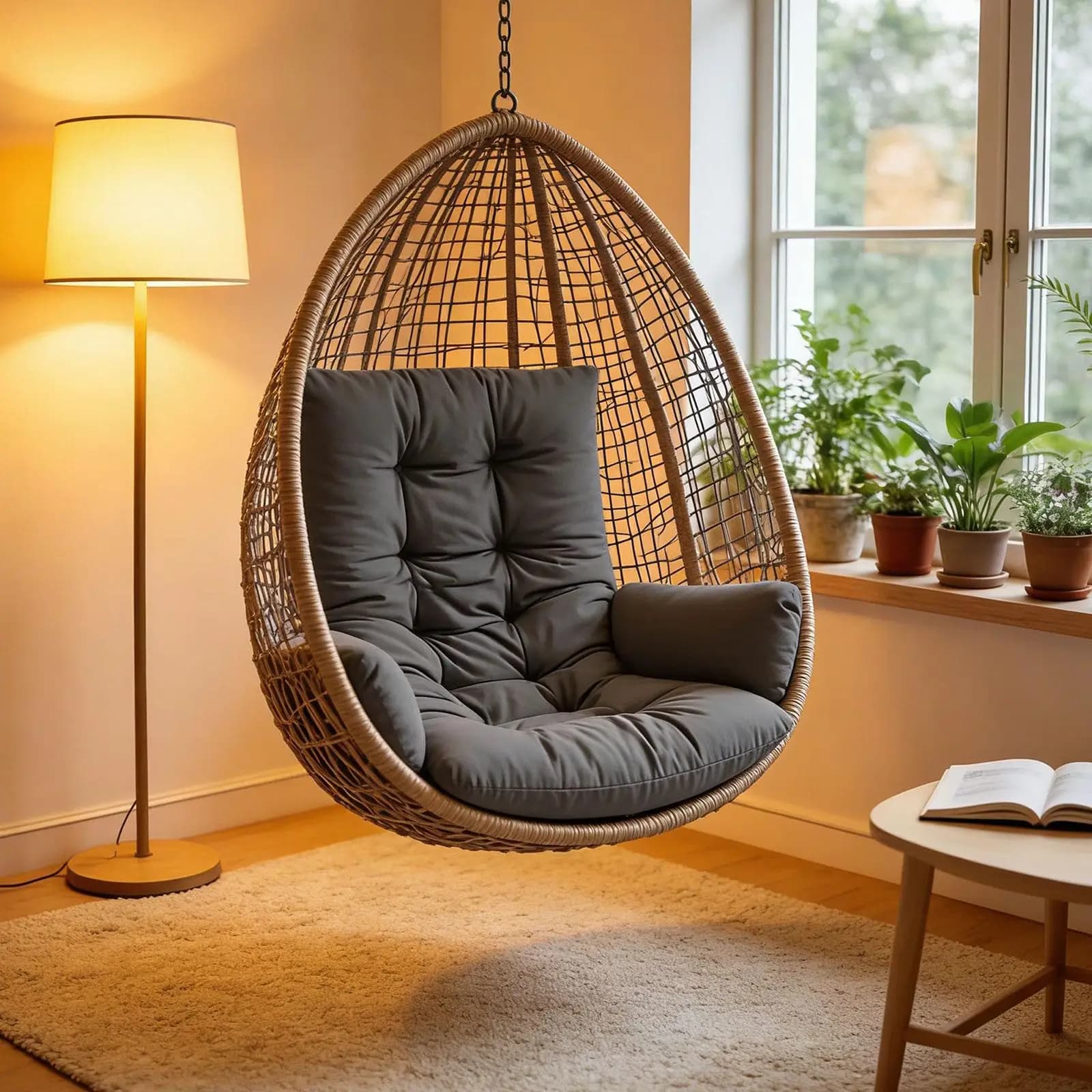 Cuscino per Sedia da Giardino, Imbottito ed Ergonomico, per Sedia a Dondolo, Sedia da Campeggio e Panca Pieghevole