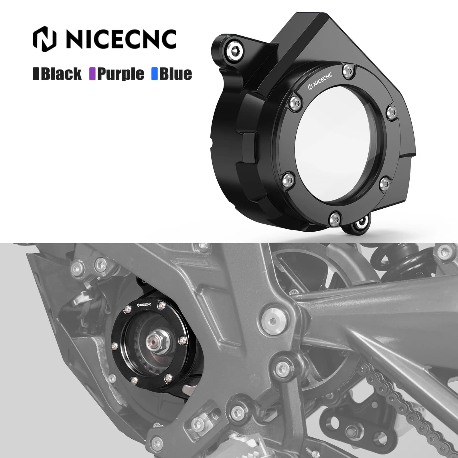 NICECNC Per Surron light bee XS L1E 2024 2025 Segway X160 Segway X260 Sur-Ron Cinghia Motore Puleggia Protezione Moto Elettrica