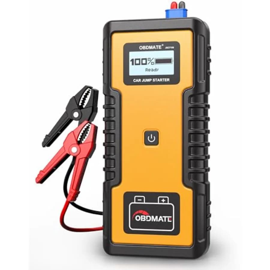Avviatore di emergenza per auto 1000A Avviatore di emergenza super condensatore senza batteria per motori diesel a gas 12V Avviatore di emergenza portatile 12V per auto Ba